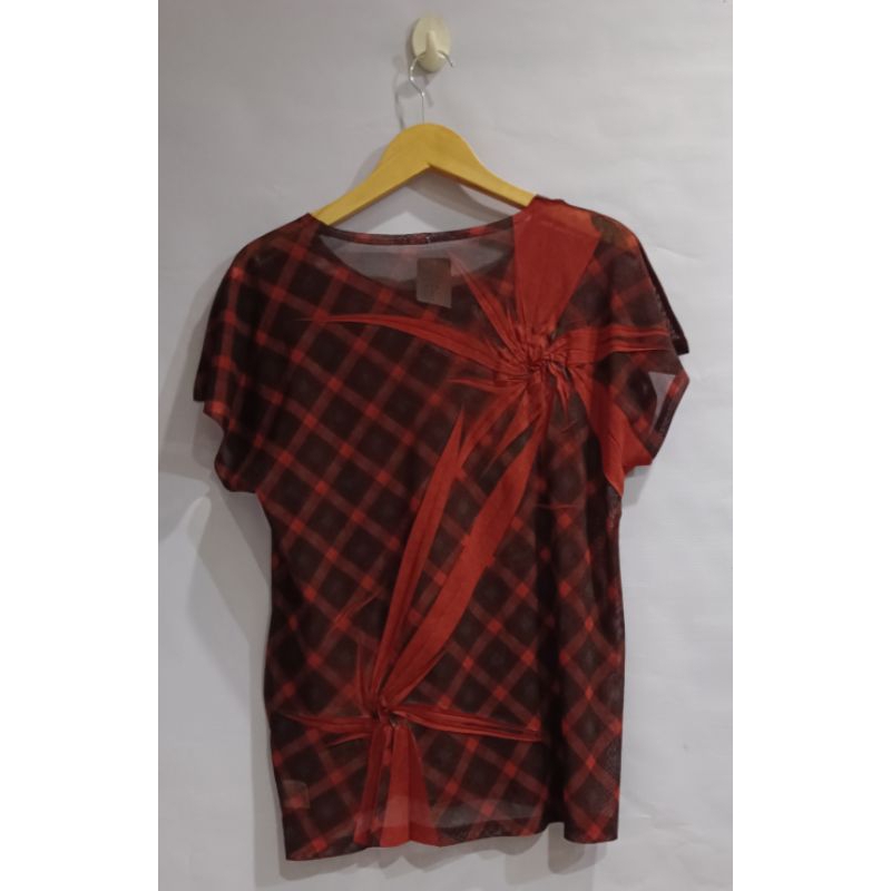 Baju Merah Pita Preloved