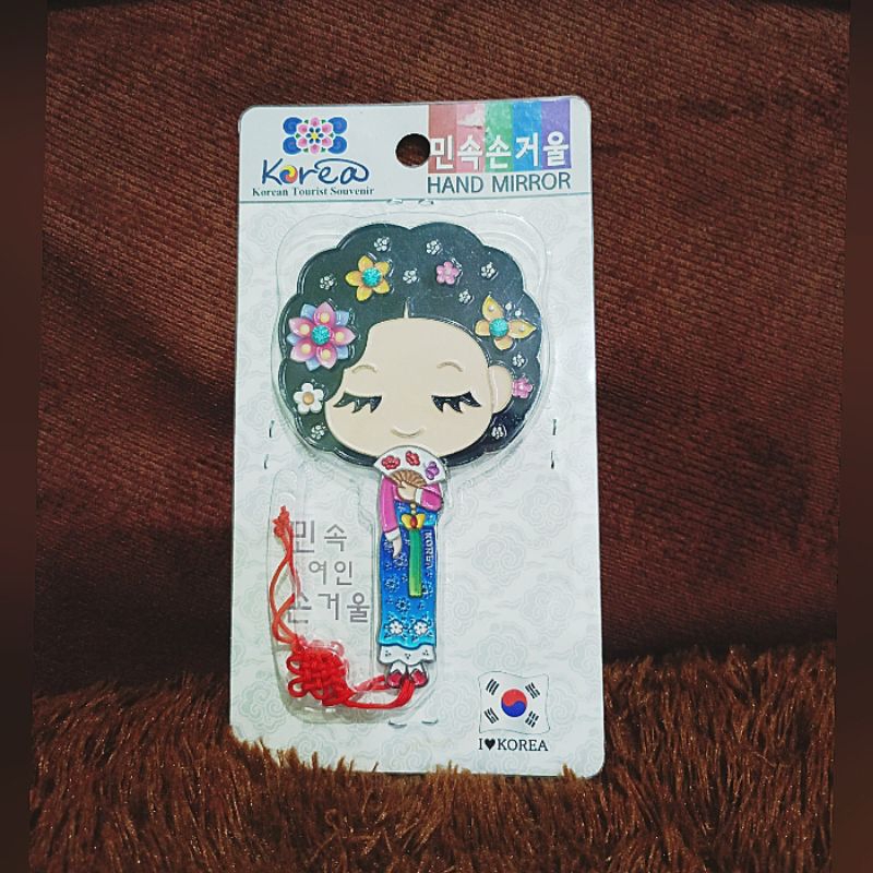 Souvenir Korea HAND MIRROR / Cermin Tangan (original)