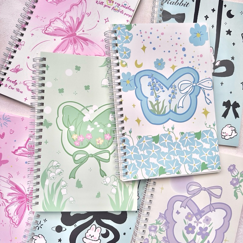 

Notebook Buku Spiral A5 Karakter Cute Pastel