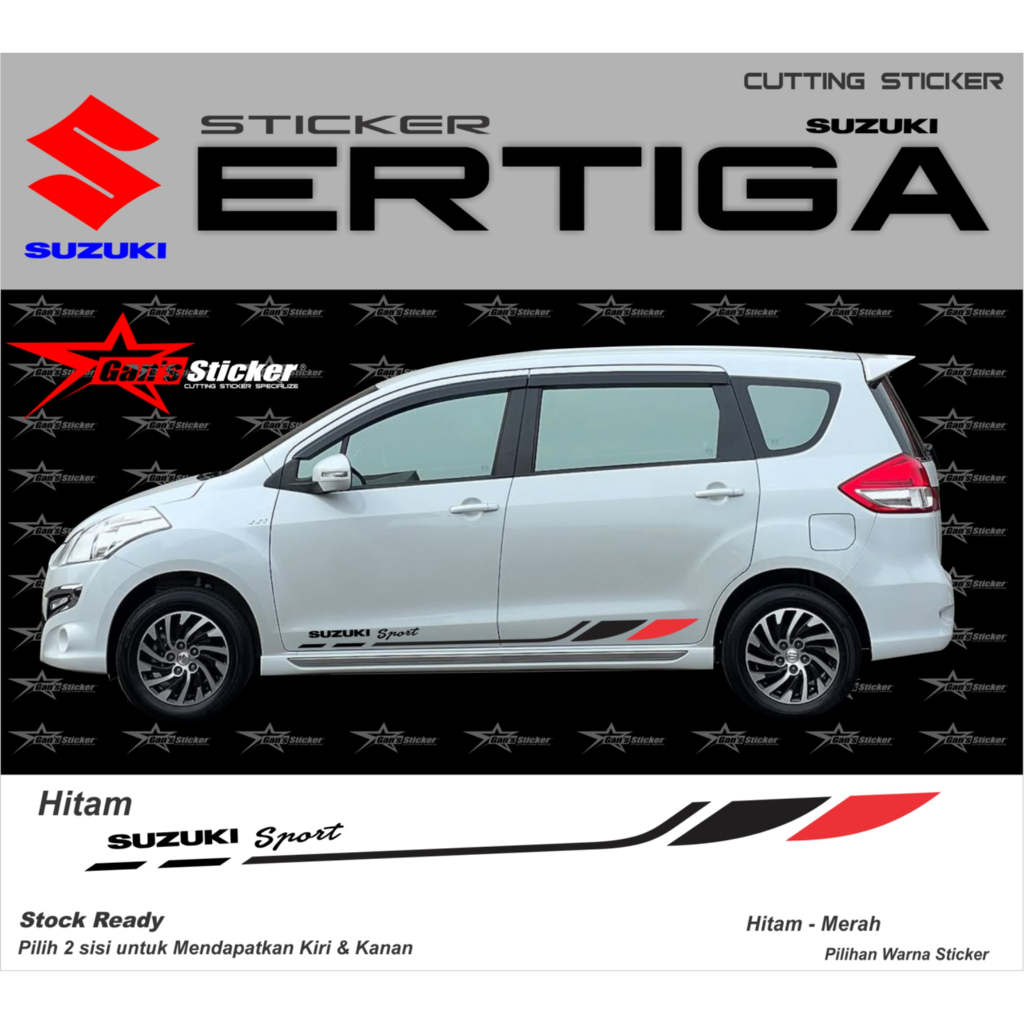 Sticker Suzuki ERTiga Aksesoris Suzuki ertiga