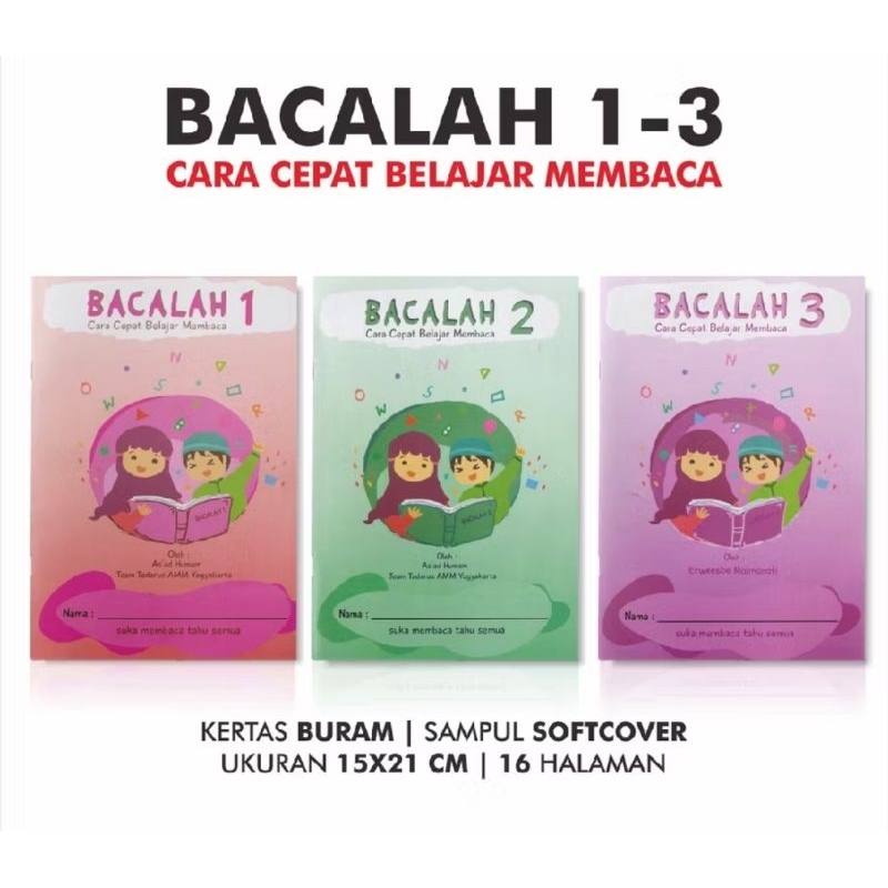 Buku BACALAH jilid 1,2,3