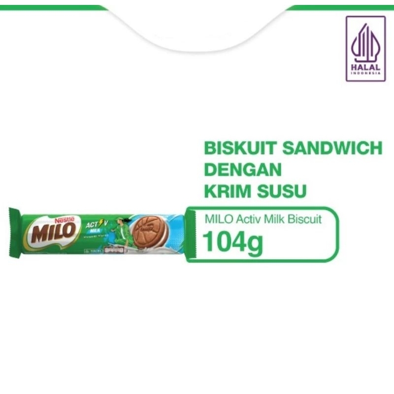 

Milo Biscuit Active Milk (104 Gr) - Expired Oktober 2025