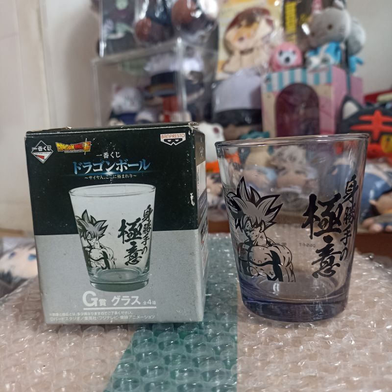 Gelas Ultra Instinc Goku Dragon Ball Ichiban Kuji