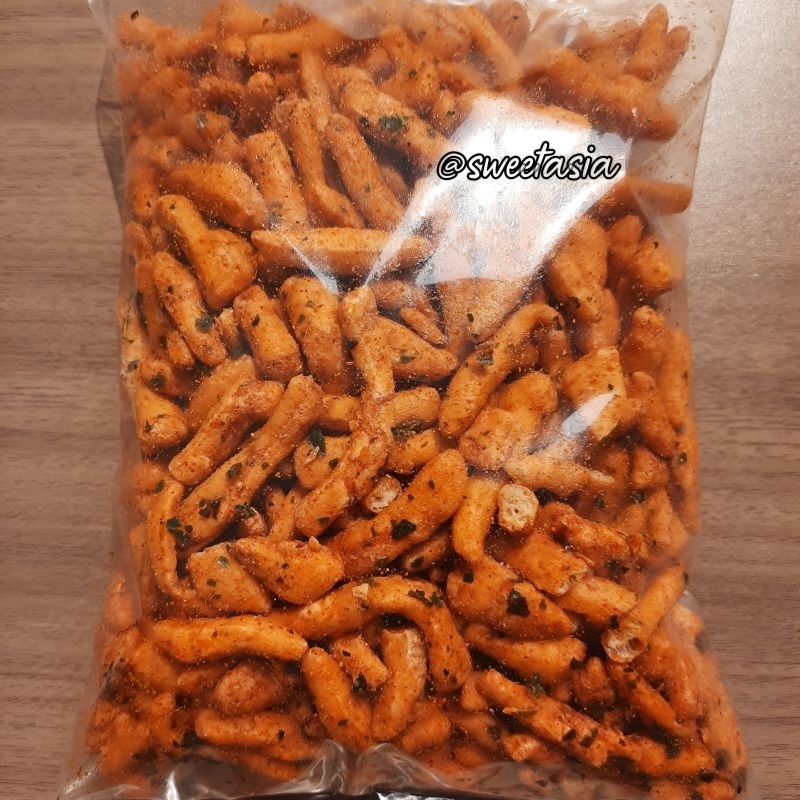 

basreng pedas daun jeruk 1kg - cemilan resmi para pejuang lapar!