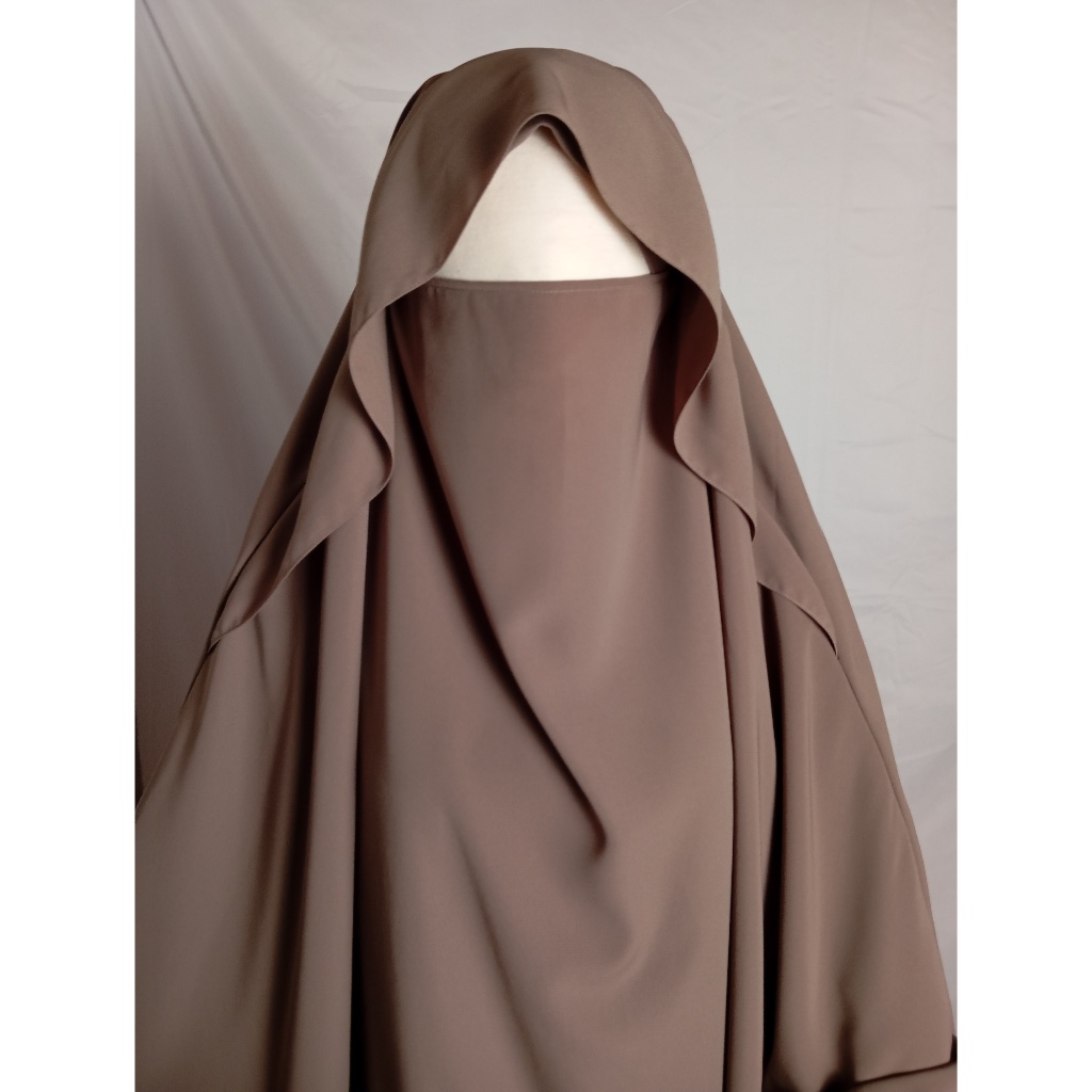 french khimar poni / french hijab/ french khimar syari