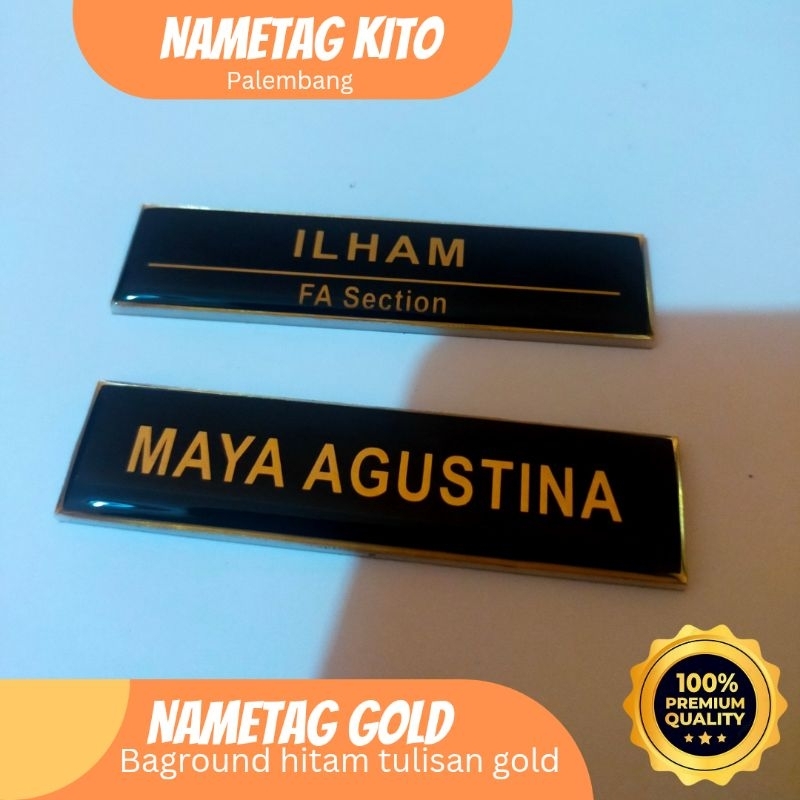 

Papan Nama Gold Murah || Nametag Gold || Nametag Emas Murah