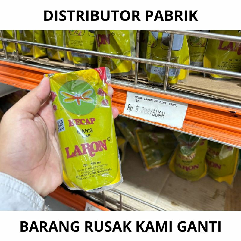 

KECAP LARON TUBAN 620ML SAUS MANIS TERMURAH PELENGKAP MAKANAN