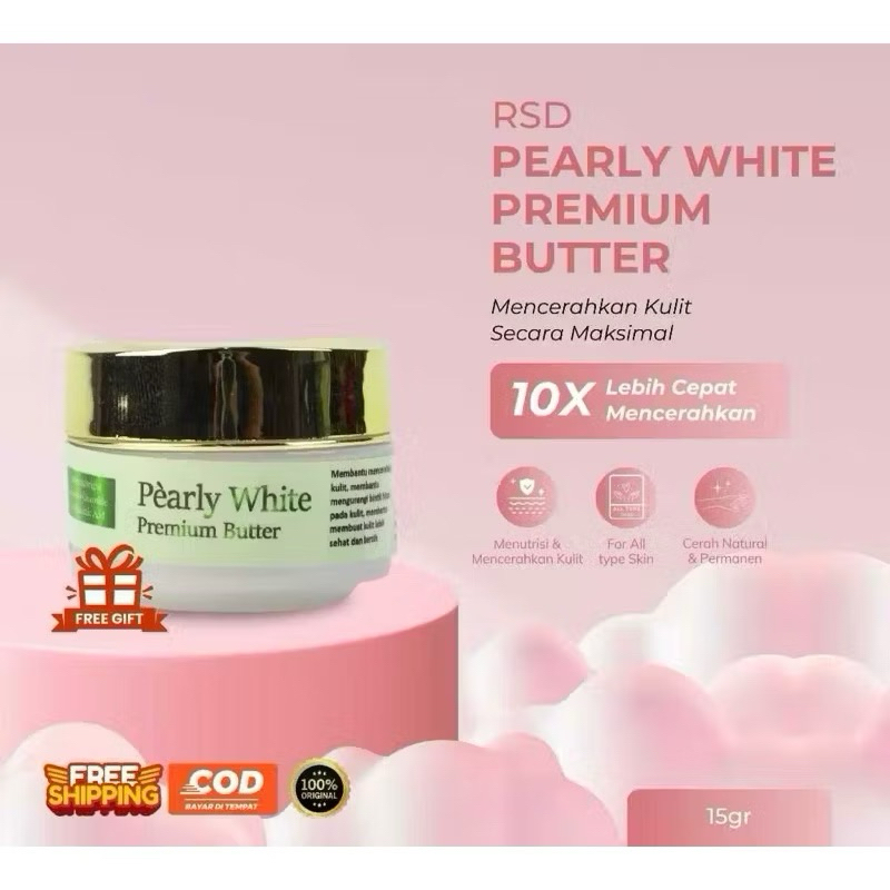 RSD SKIN - (15GR) PEARLY WHITE PREMIUM BUTTER RSD SKIN