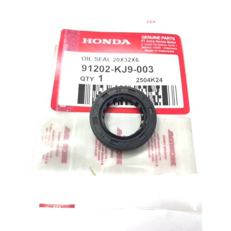 91202KJ9003 SEAL SHIL SIL AS DRIVE POLLY POLY PULLEY OIL SEAL 20 X 32 X 6 HONDA BEAT FI SPACY SPACY 