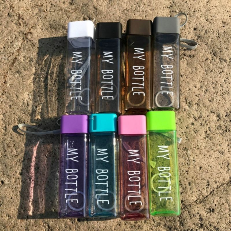 Botol Minum MY BOTTLE Petak / Bulat Warna