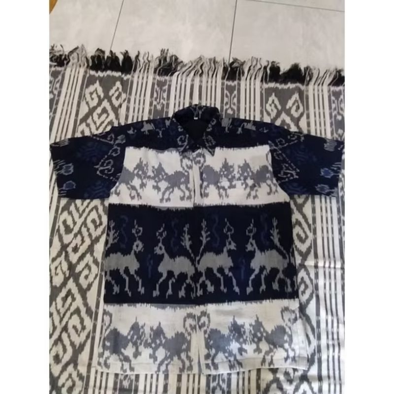 kemeja tenun PREMIUM kemeja pria