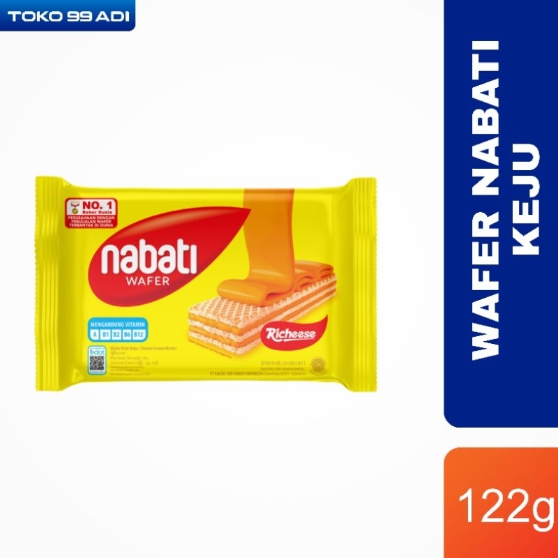 

NABATI WAFER KEJU,WAFER KEJU 122g,jajanan