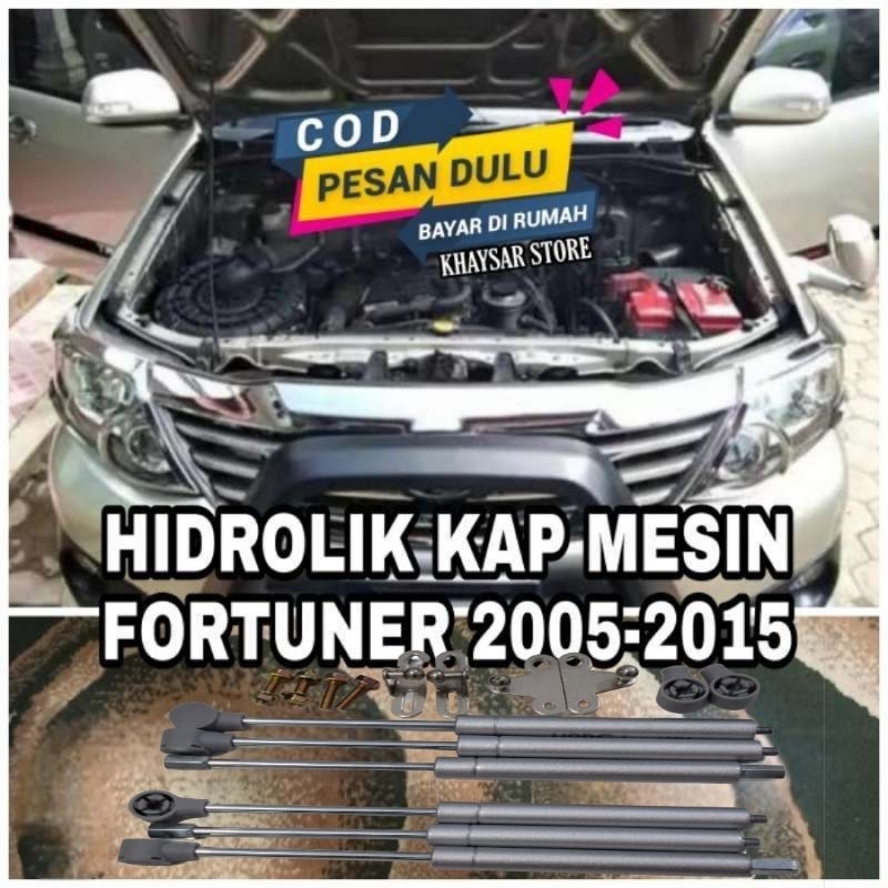 Hidrolik kap mesin toyota FORTUNER. 2005/2006  PNP DIY