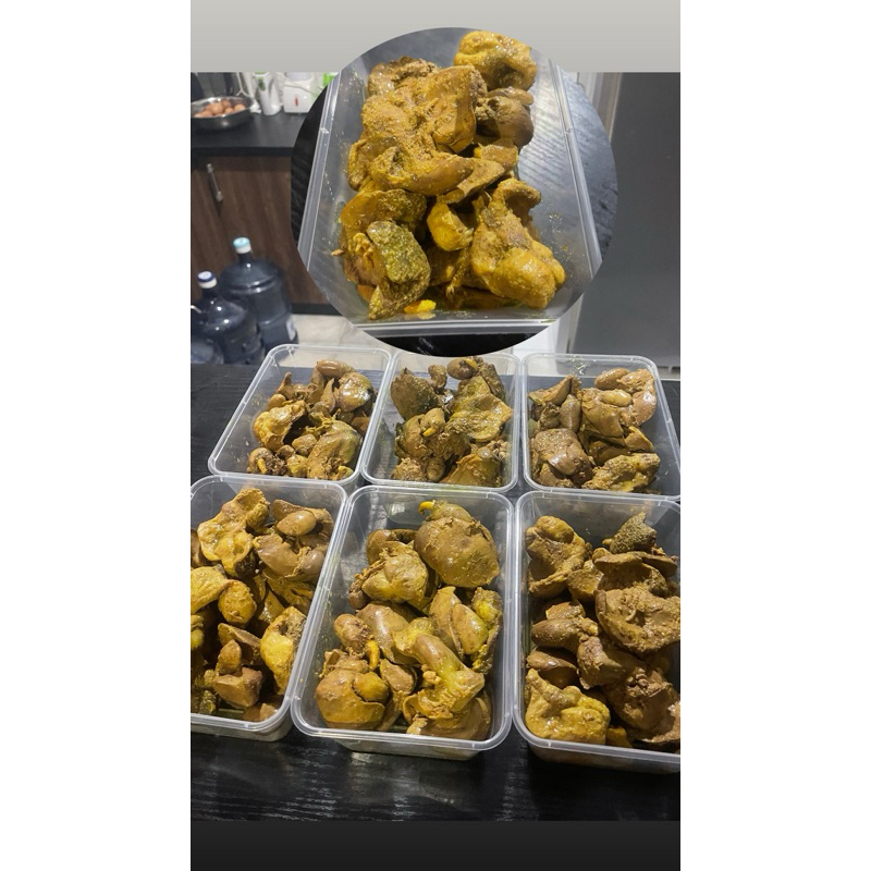 

ati ampela ungkep 500gr