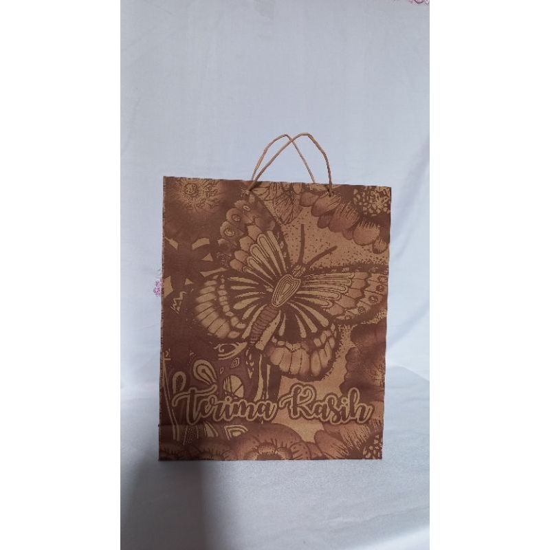 

(ISI 50PCS)PAPER BAG/TAS KERTAS/TAS SOVENIR UKURAN BESAR BATK