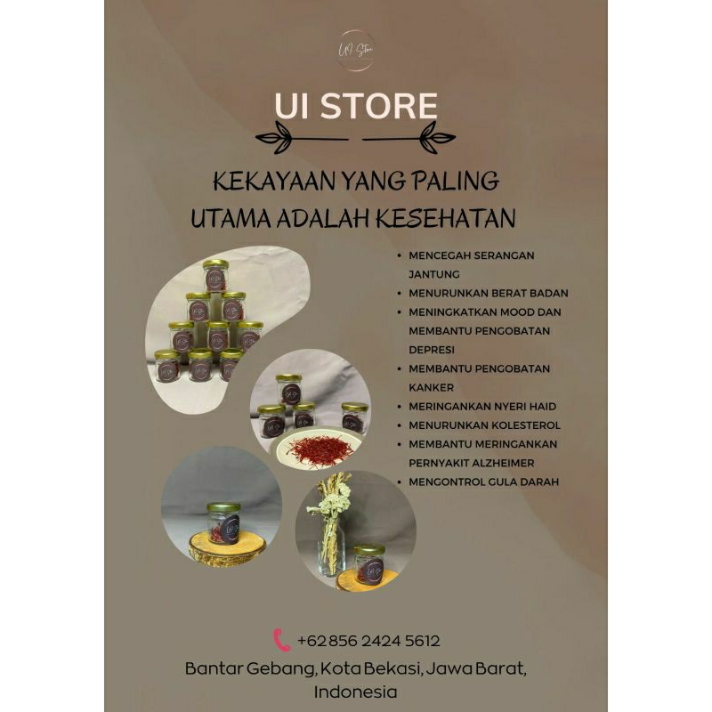 

Saffron Asli – Aman untuk Ibu Hamil, Bayi & Diet Sehat 1gram