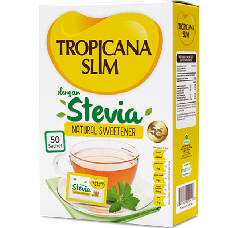 

Tropicana Slim Stevia 50's