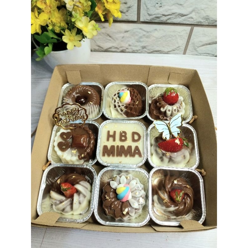 

(DADAKAN CHAT ADMIN)HAMPERS BIRTHDAY MINI PUDING
