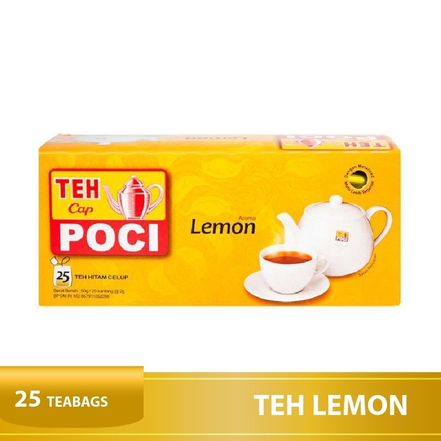 

Teh Celup Cap Poci Rasa Lemon 25 Bags - Teh Poci / Teh Poci Lemon