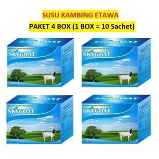 

Skygoat Paket 4 Box | Susu Kambing Bubuk | Skygoat Susu Kambing Etawa