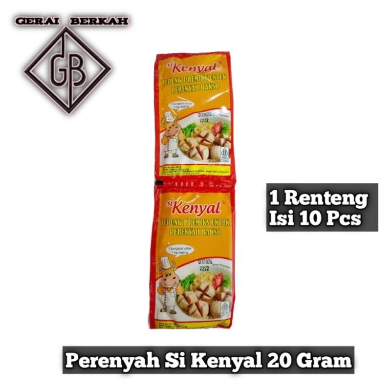 

SiKenyal Tepung Perenyah Bakso 20 Gram 1 Renteng dan 1 Pack
