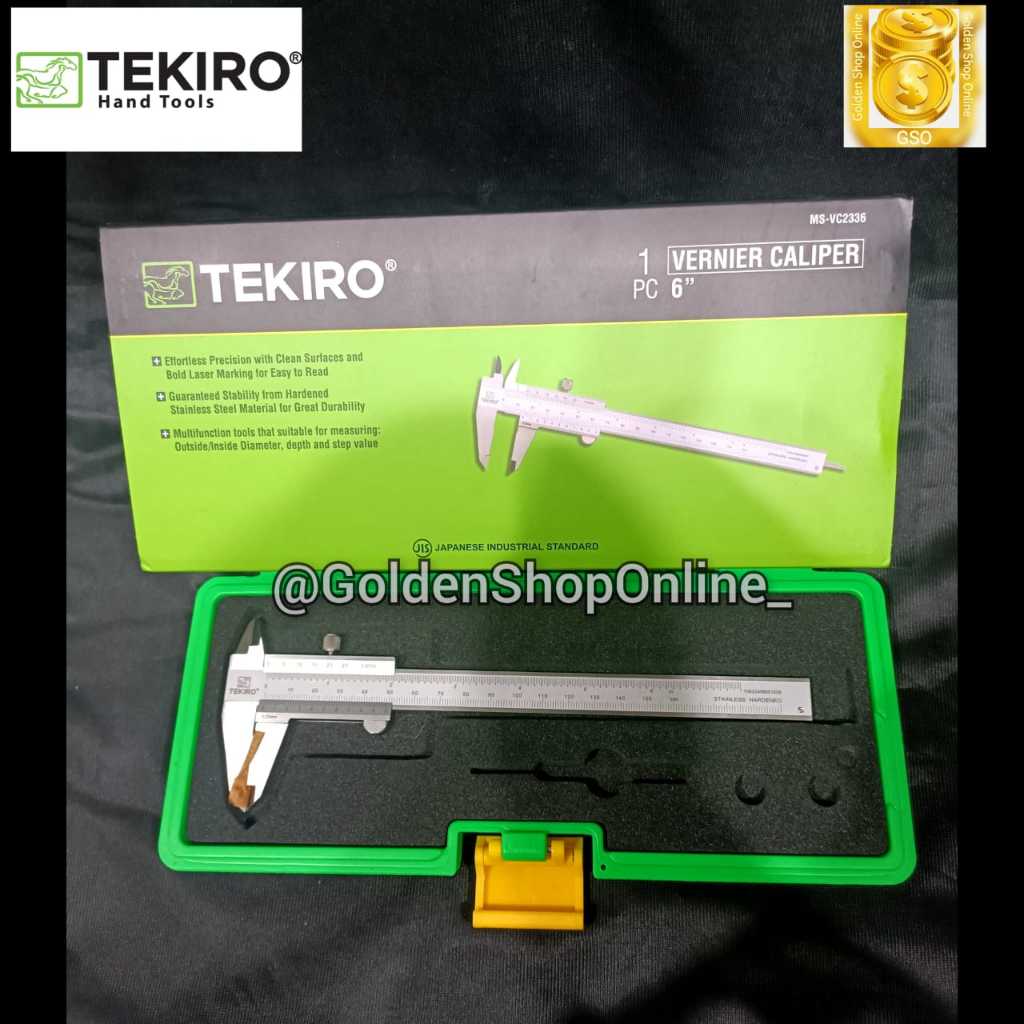 Sigmat / Jangka Sorong 6'' Tekiro - Vernier Caliper 6'' Tekiro