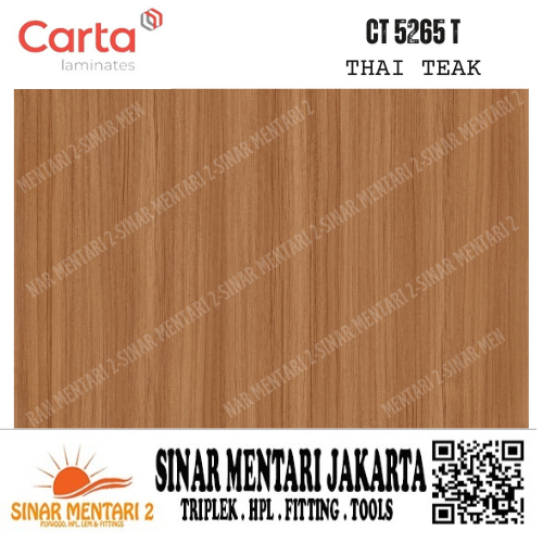 CARTA HPL CT 5265 T Thai Teak