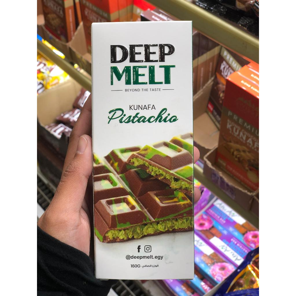 

READY Coklat Dubai Asli dari Mesir Deep Melt Kunafa Pistachio Swiss fruu