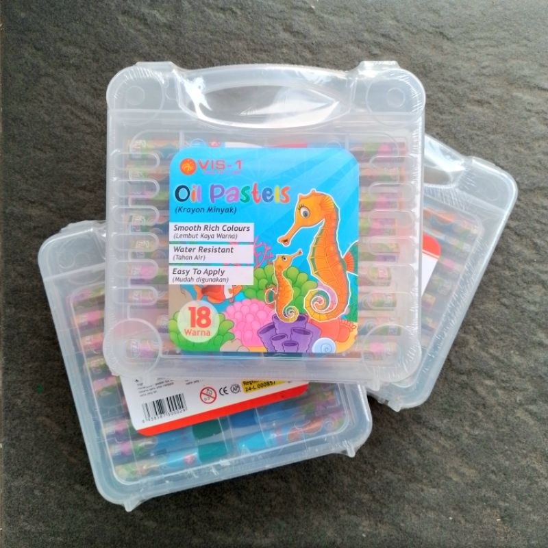 

Crayon Oil Pastel VIS-1 18 Warna ( Set ) [ Original ]