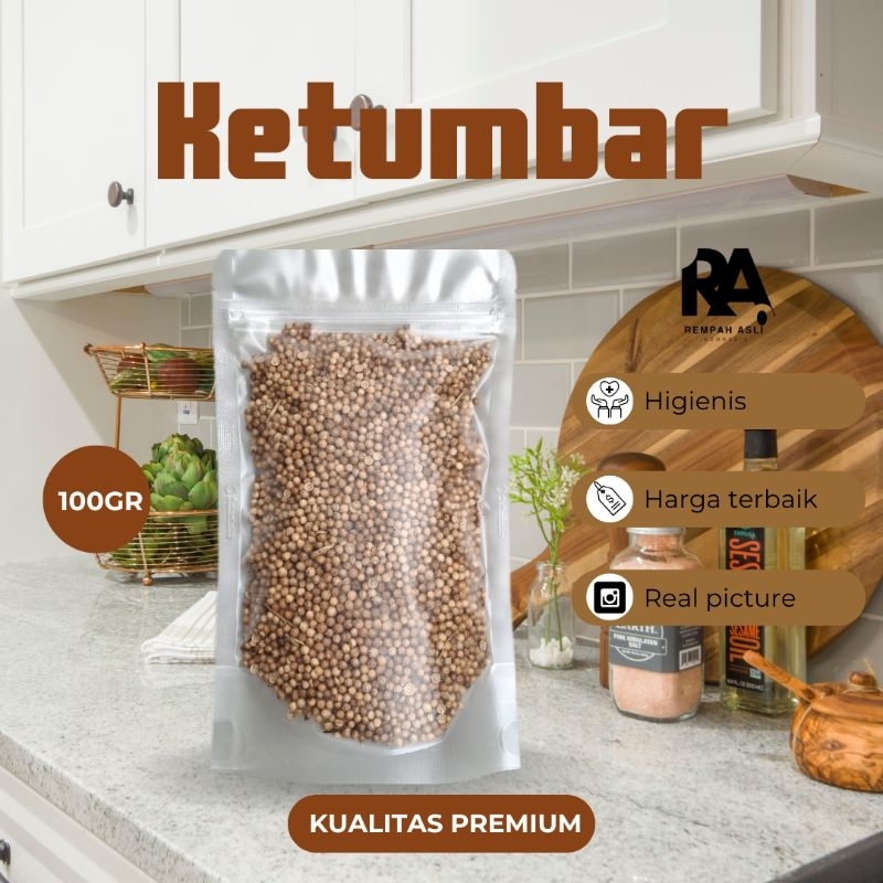 

Ketumbar coklat / Coriander / Rempah Asli Indonesia