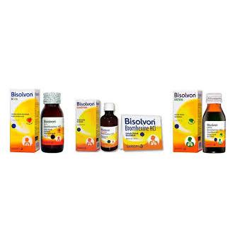 BISOLVON / Bisolvon Kids syrup 60 ml / Bisolvon extra syrup 60 &125 ML/  Bisolvon solution / Bisolvo