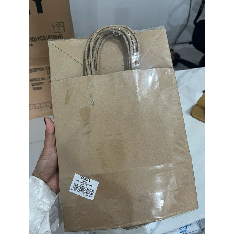 

Paperbag coklat / kraft isi 10pcs Tas Kado