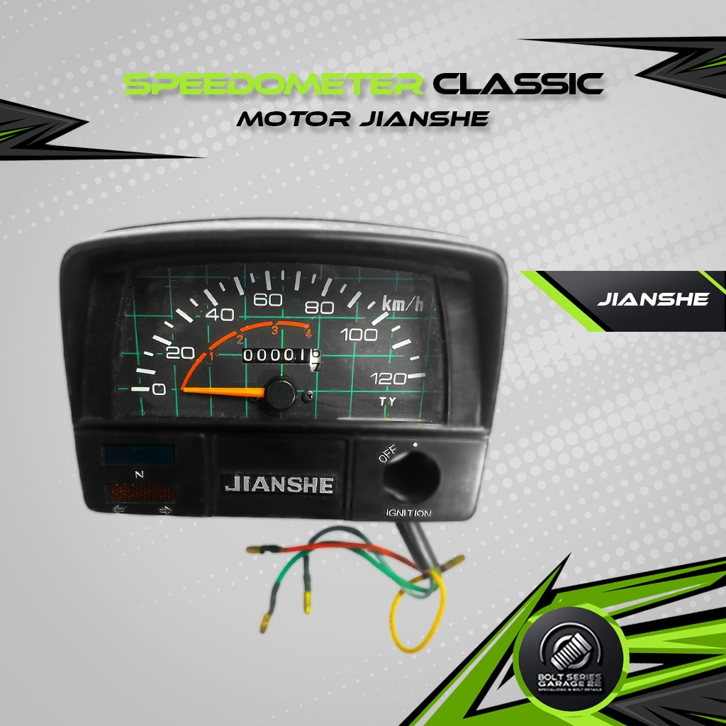 Speedometer Classic Spidometer Klasik Motor Jianshe