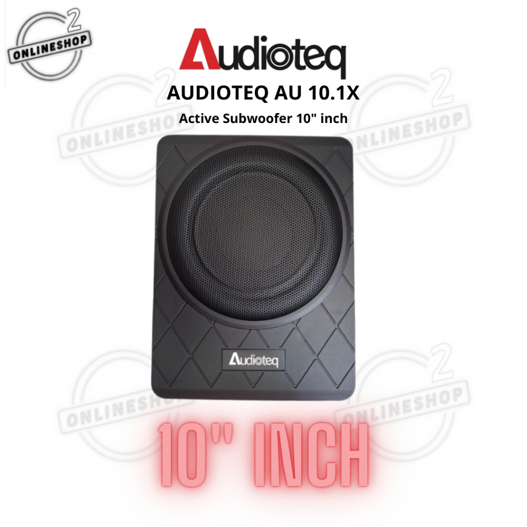 Audioteq Subwoofer Slim Active AU 10.1X / AU 10.1A sub kolong super slim aktif 10 inch / Subwoofer k