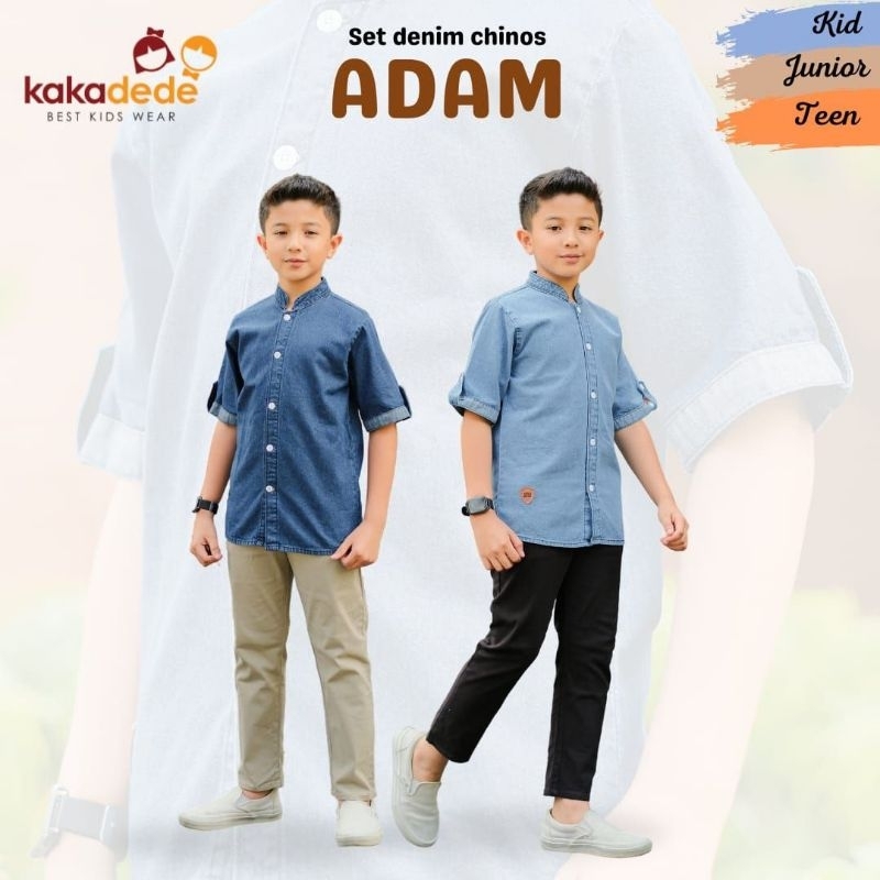 SET ADAM KAKADEDE//STELAN JEANS ORI KAKADEDE