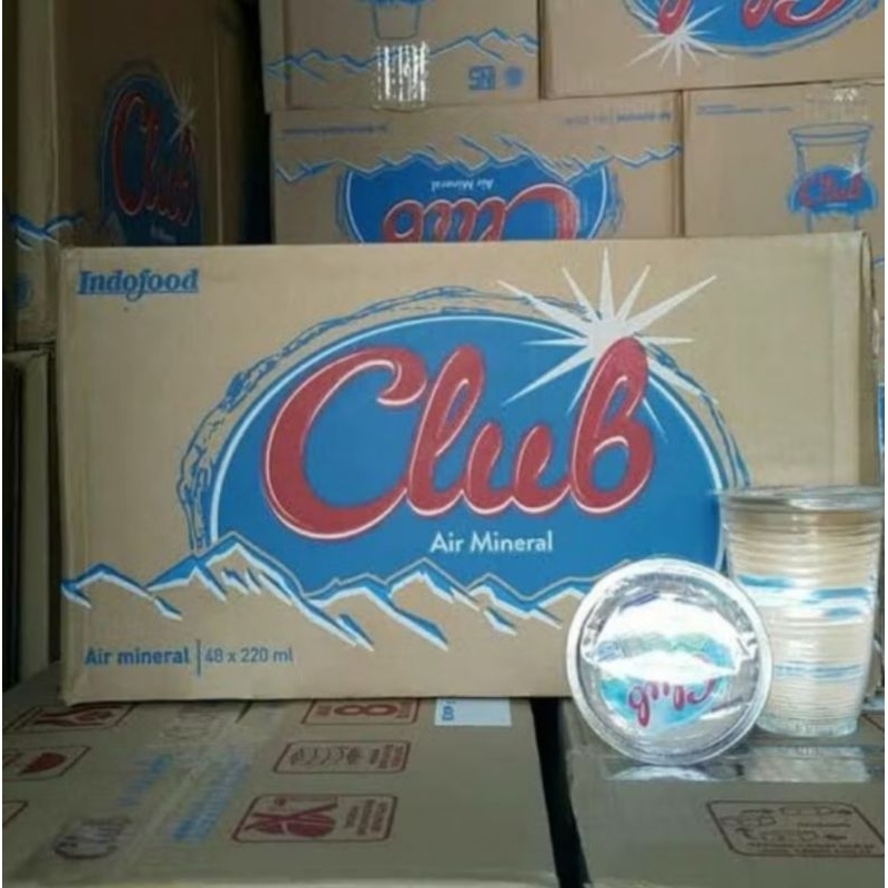 

club gelas 220ml isi 48pcs per karton khusus INSTAN