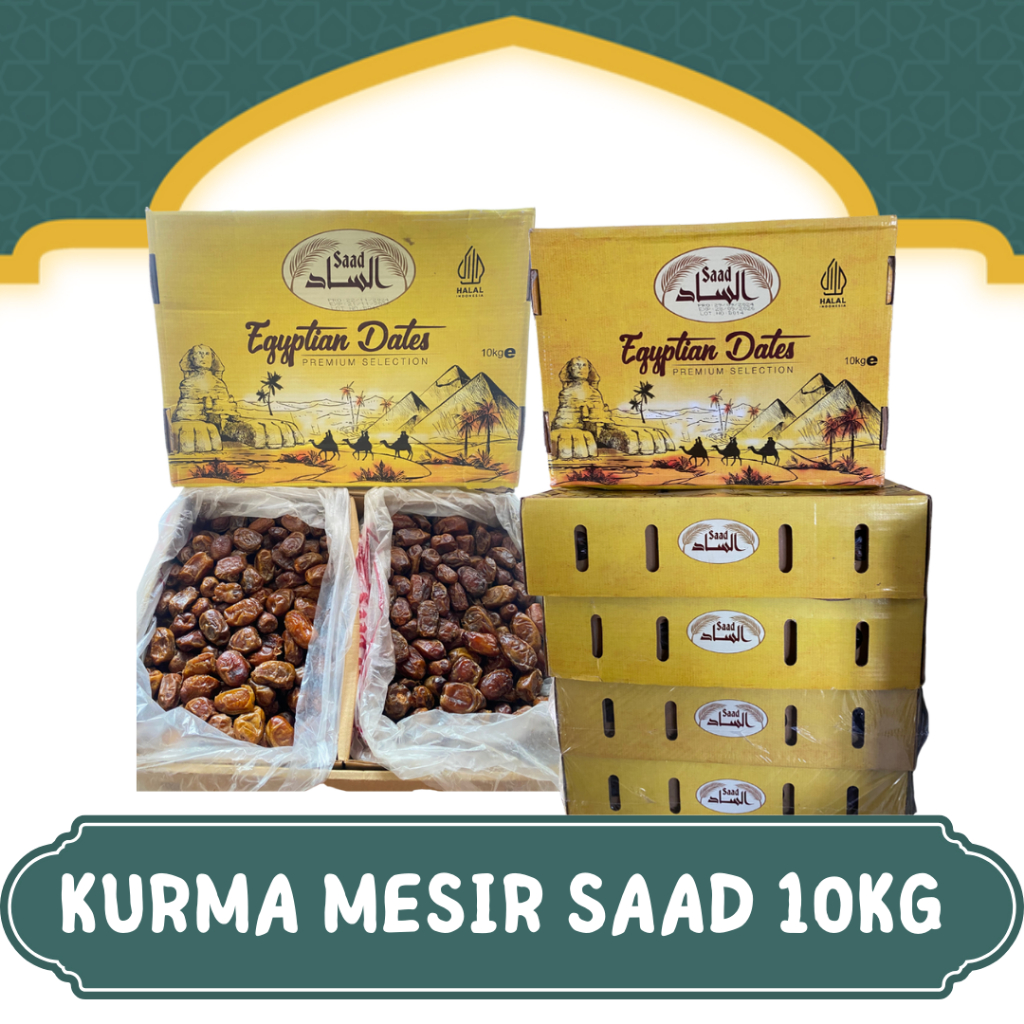 

OLEH OLEH HAJI DAN UMROH KURMA MESIR SAAD 10KG EGYPTIAN I KURMA MESIR GOLDEN VALLEY I KURMA BASAH I KURMA MESIR PREMIUM DATES