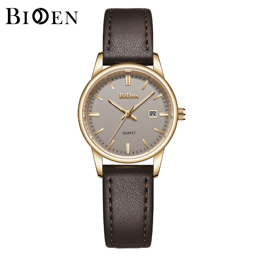 BIDEN Jam Tangan Wanita Anti Air Fashion Luminous Tali Kulit 2031L