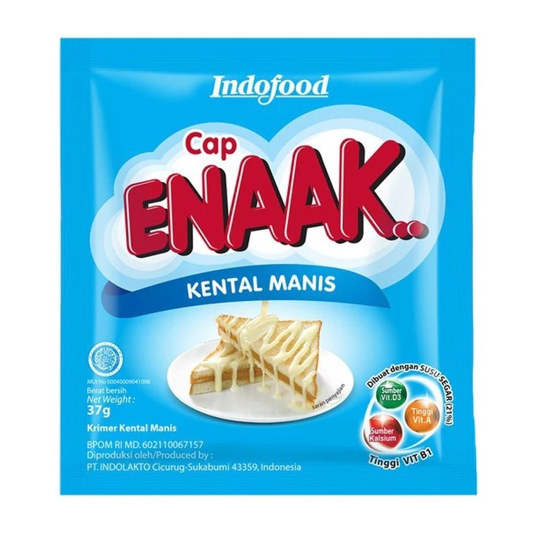 

CAP ENAAK PLAIN 37G X 6 SACHET - SUSU KENTAL MANIS