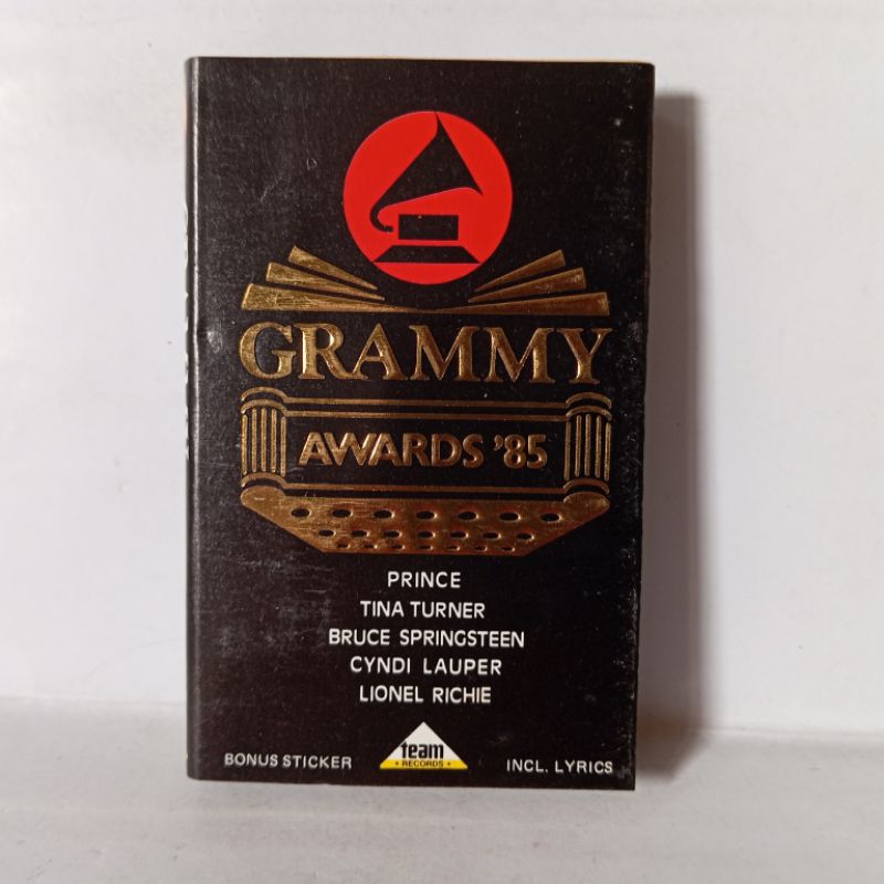 Kaset Grammy Awards '85 - Prince Tina Turner Cyndi Lauper VA