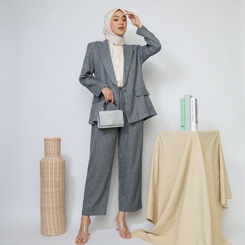 CB.Co JAZZY Blazer Set one set blazer oversized set celana basic