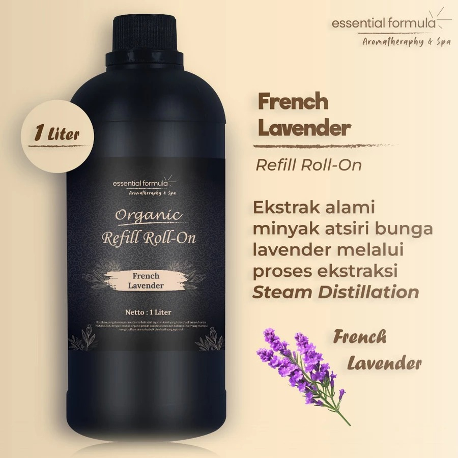 French Lavender Essential Oil ROLLON Netto 100ml 250ml 500ml 1Liter