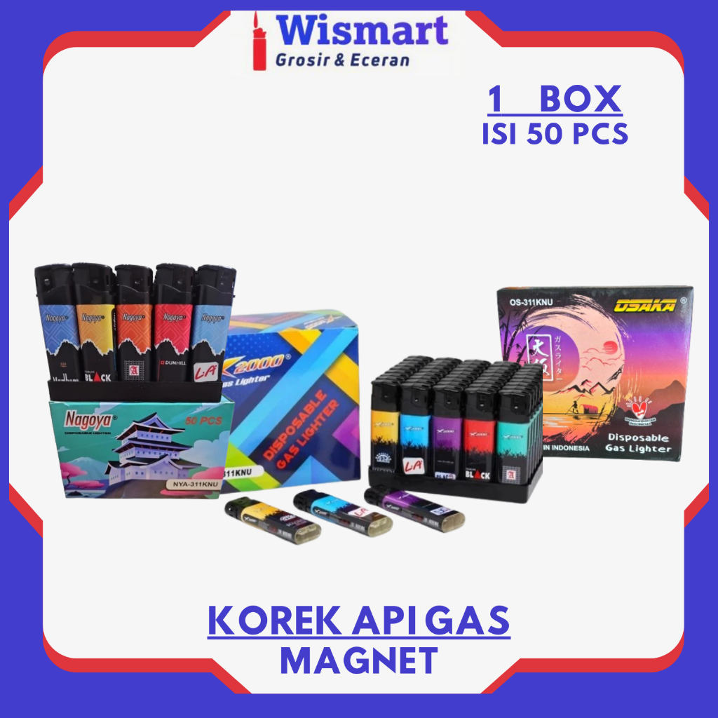 50 pcs korek gas magnet Korek Api Gas