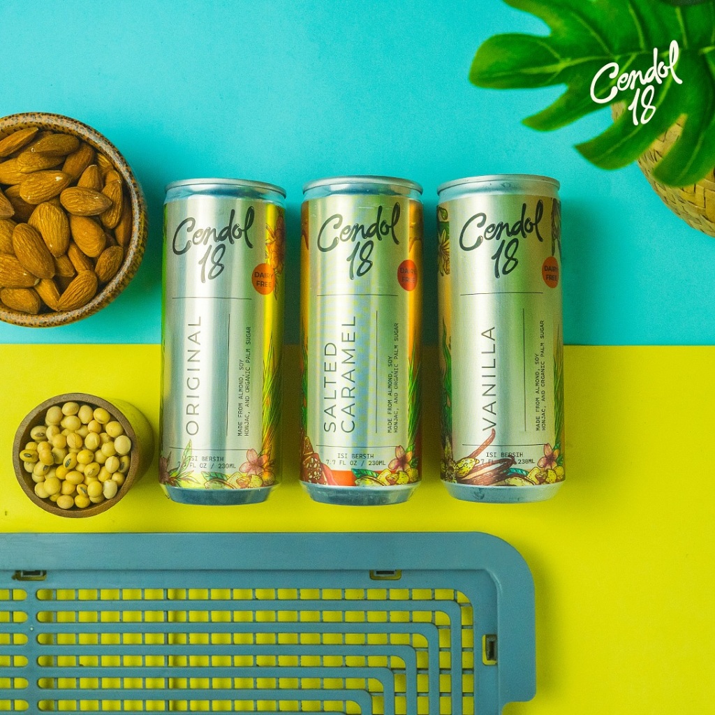

Minuman Sehat Dalam Kaleng - Cendol 18 - Variant Original / Salted Caramel / Vanilla - 230 Ml - 1 Kaleng - AURUM