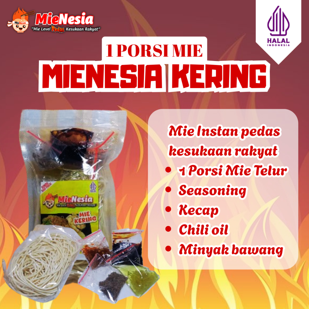 

Seporsi Mienesia Kering Instan II Manis Gurih