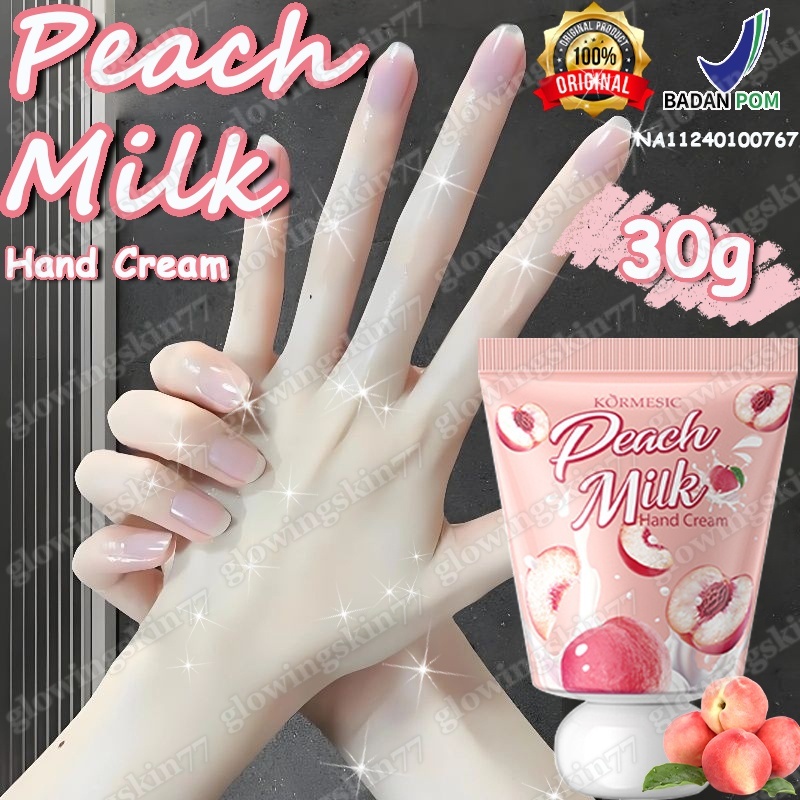 Peach Milk Hand Cream-Handbody Pemutih Kulit Hand Cream Tangan Kering Krim Pemutih Tangan-Hand Cream