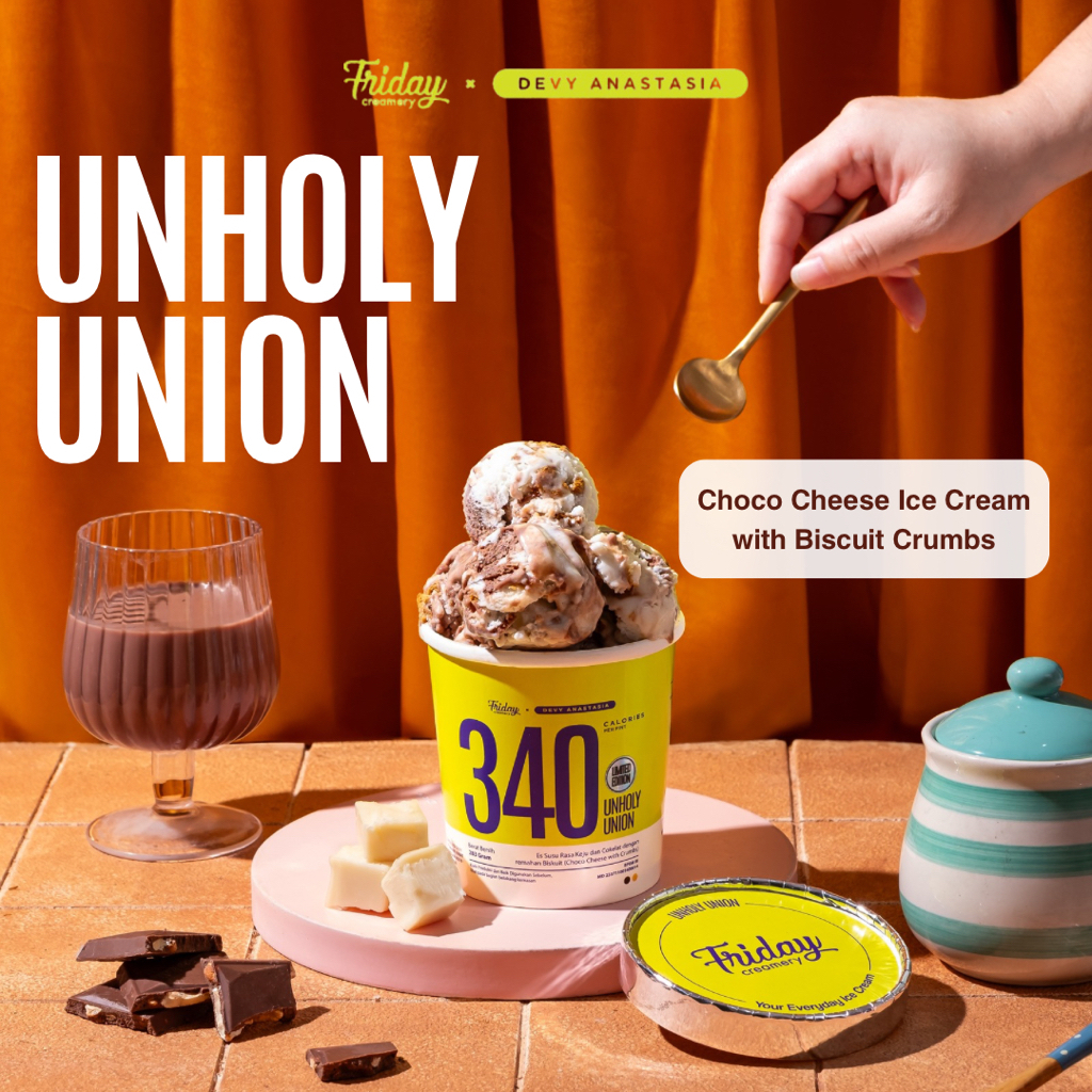 

Unholy Union PINT (473ml) - Friday Creamery x Devy Anastasia (Limited Edition)