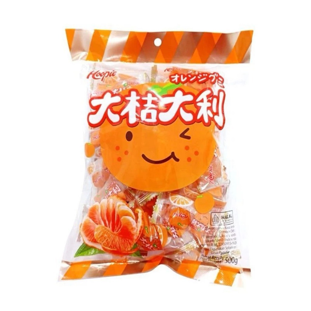 

Ay00! Naraya Permen Jelly Jeruk Mandarin Orange Candy 500gr Halal BPOM Manisan Jely Rasa Jeruk