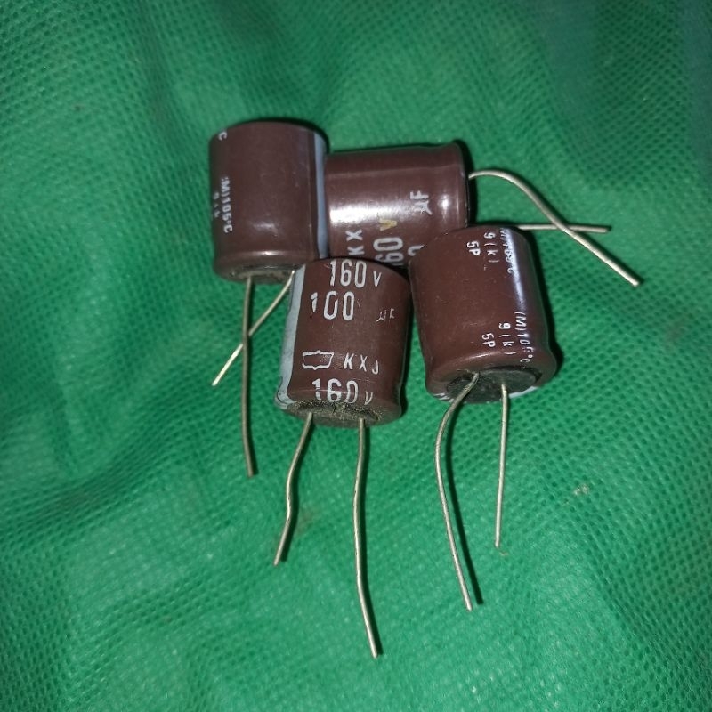 kapasitor NIPPON ORIGINAL 100uf 160v elko elco capasitor 100 uf 160 v