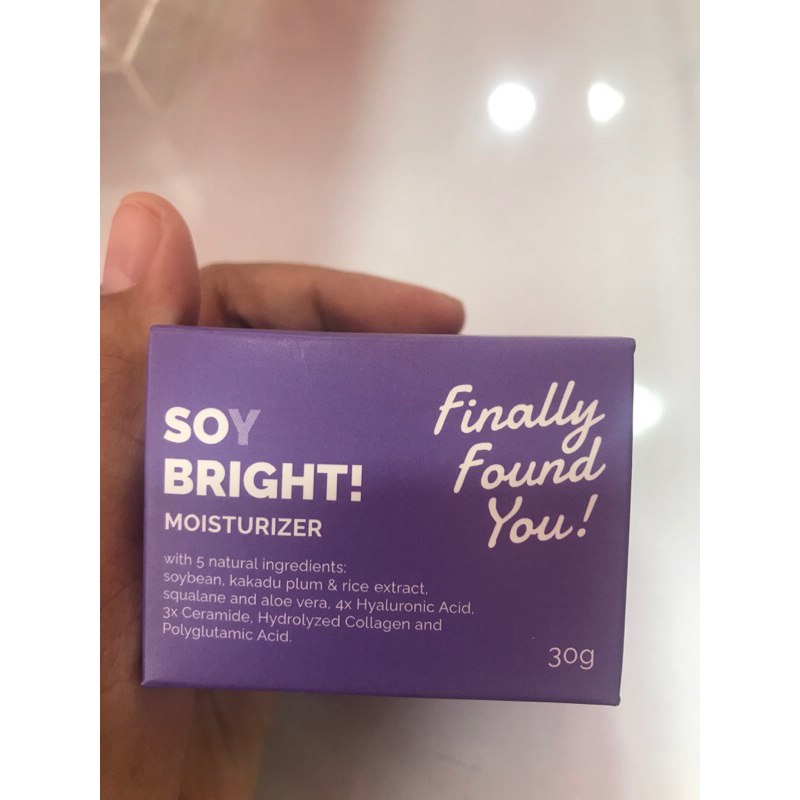 FINALLY FOUND YOU SOY BRIGHT MOISTURIZER